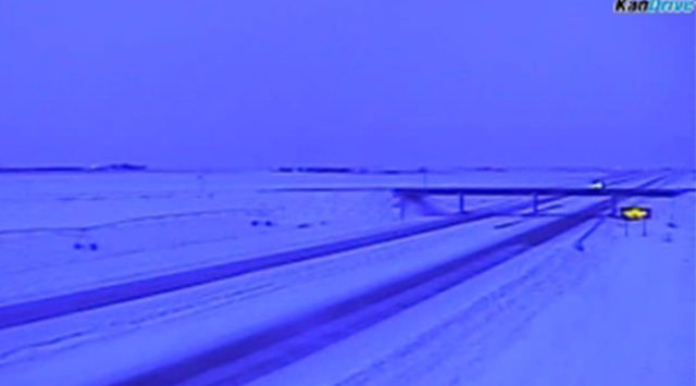 Snow and strong winds combined to close Interstate 70 in western Kansas from Goodland to Burlington, Colo., overnight.