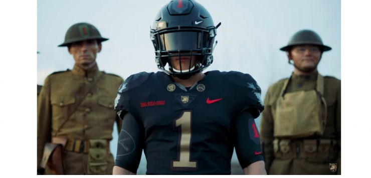 army big red one football jersey for sale