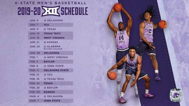 Kansas State Basketball Schedule 2022 23 K-State Unveils 2020 Big 12 Conference Slate
