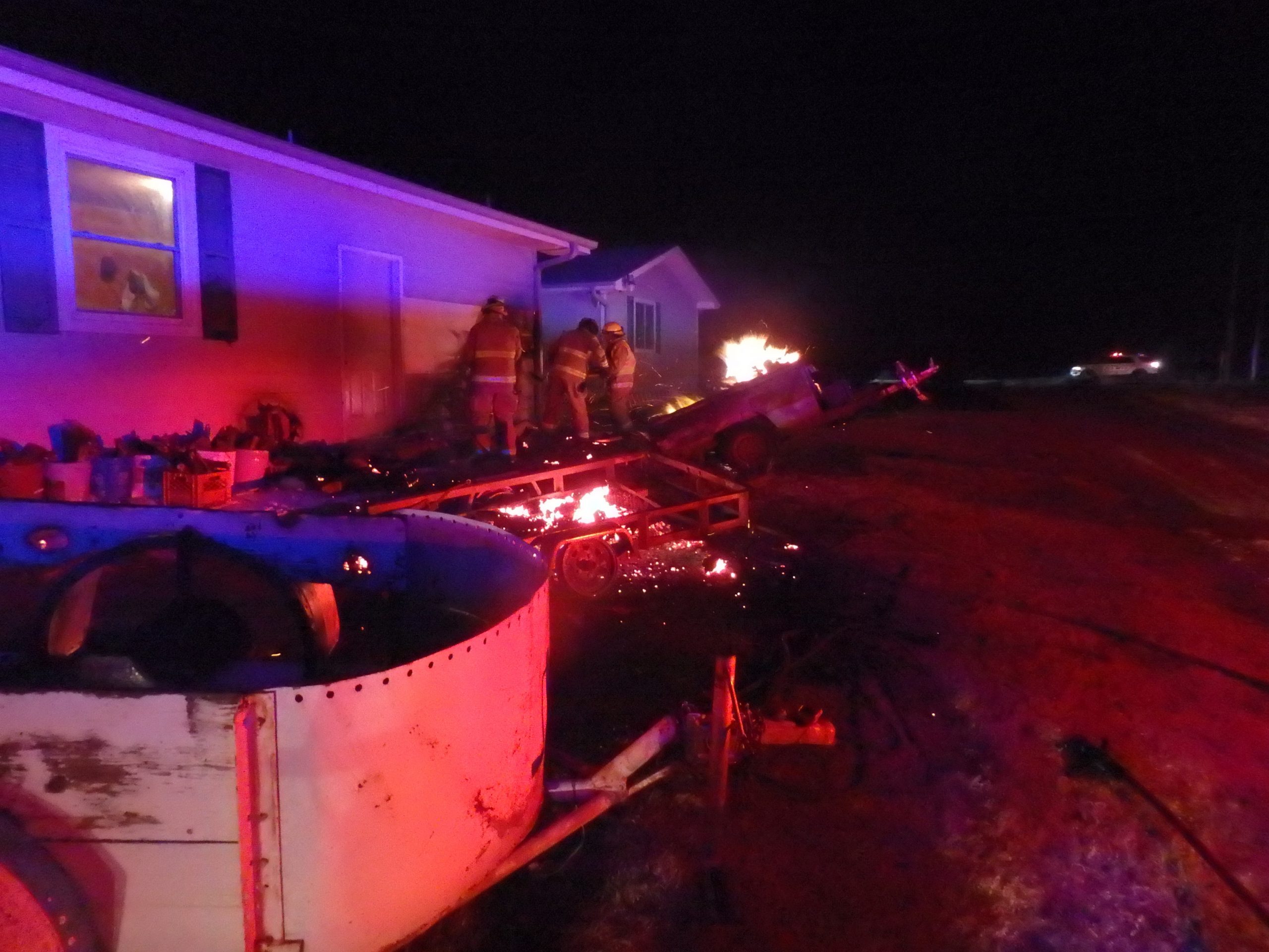 Hot Coals Start House Fire