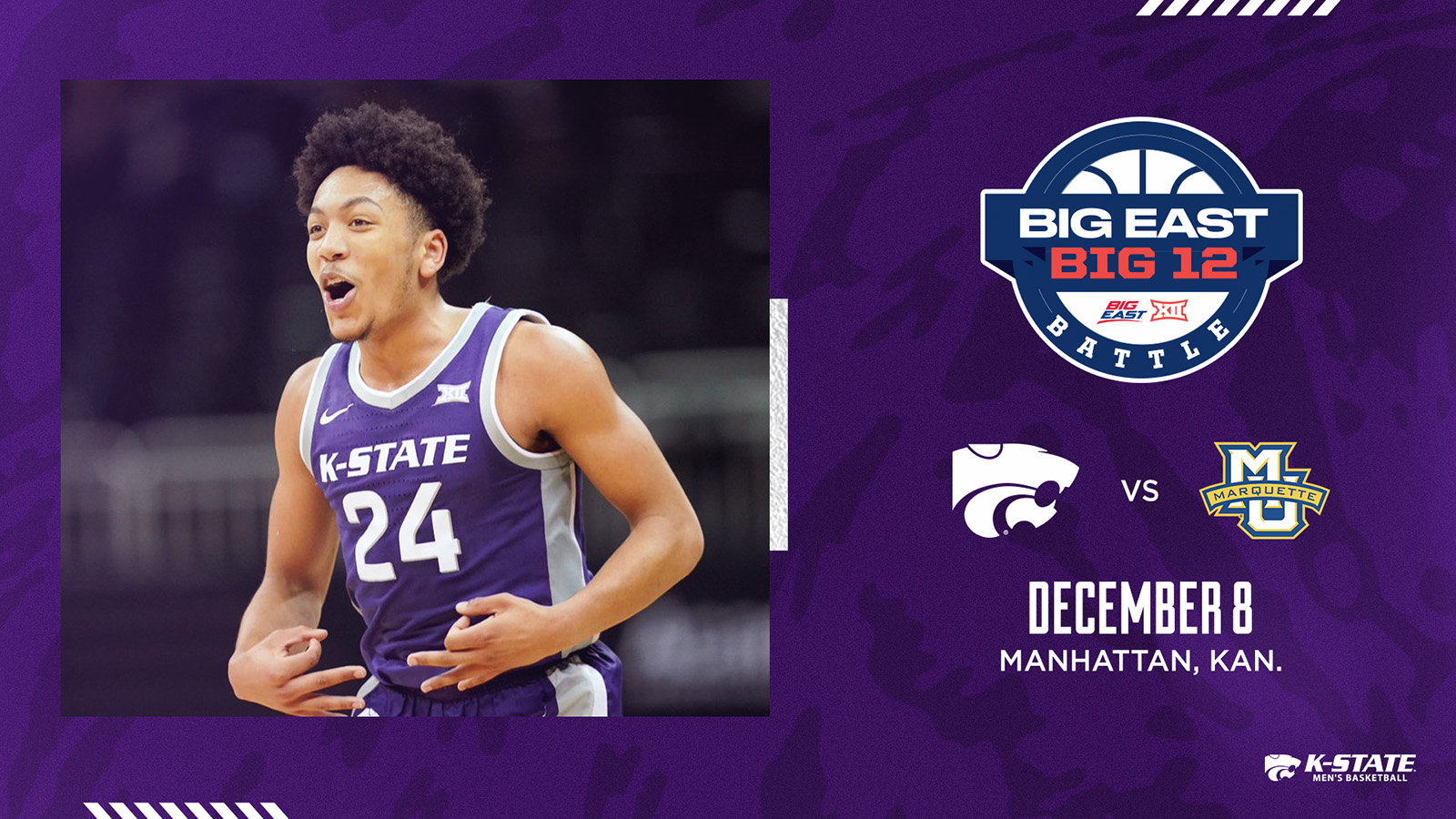 KState to Host Marquette in BIG EAST/Big 12 Battle