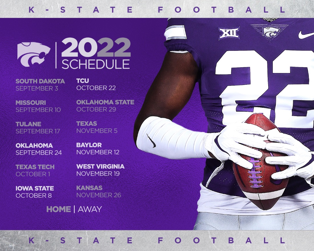 K State Unveils 2022 Football Schedule