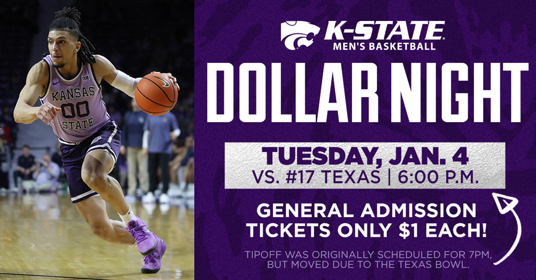 K-State Announces Big 12 Single-Game Tickets, Promotions for Men's and  Women's Basketball - Kansas State University Athletics