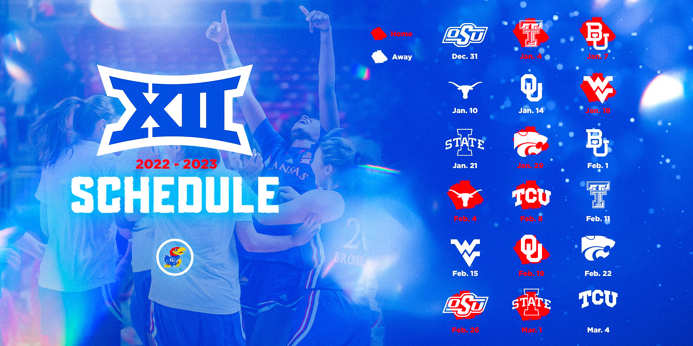 Womens Basketball Unveils 2022-23 Big 12 Conference Schedule