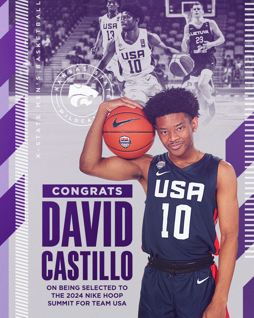 Castillo Named to Nike Hoop Summit Team